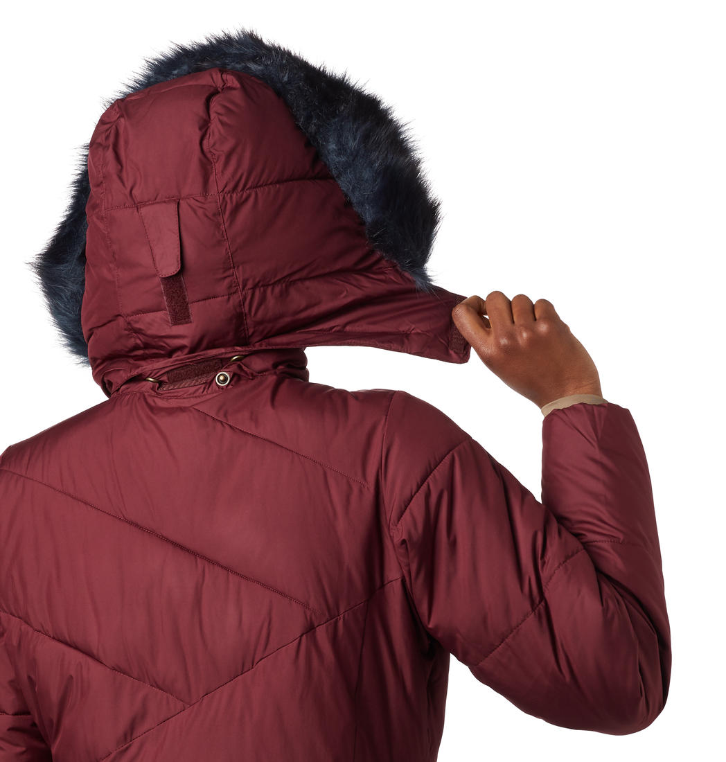 Columbia Women Red Snow Eclipse Mid Jacket
