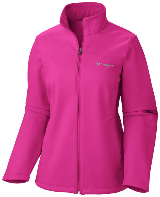 Columbia Women Red Kruser Ridge Soft Shell Jacket