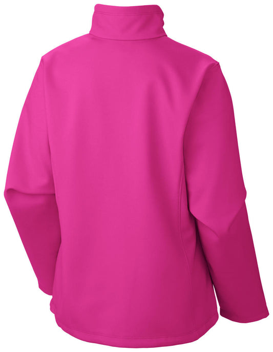 Columbia Women Red Kruser Ridge Soft Shell Jacket