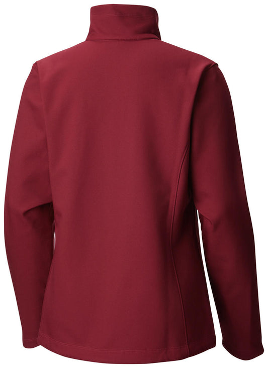 Columbia Women Red Kruser Ridge Soft Shell Jacket