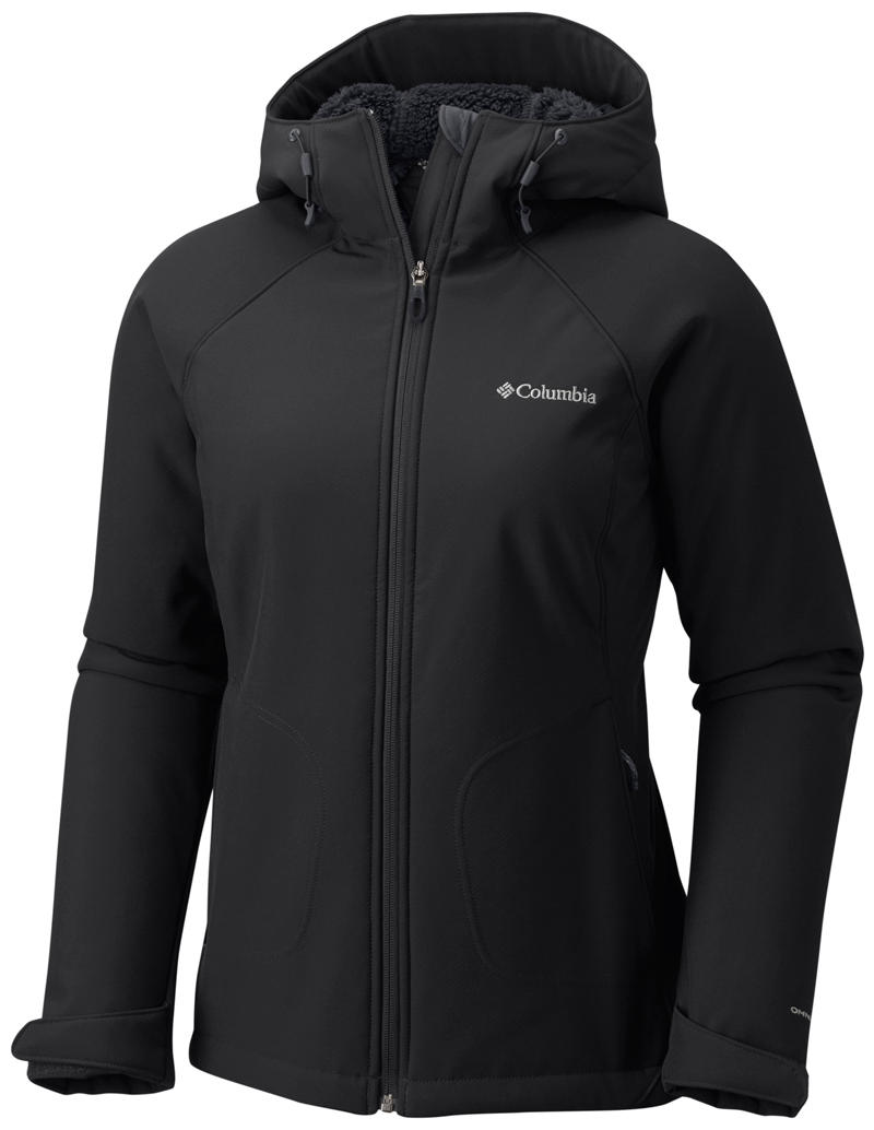 Columbia Women Black Omni-Wind Phurtec II Softshell Jacket