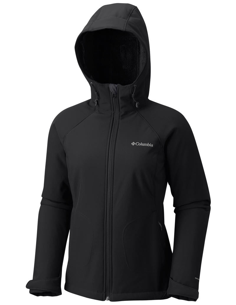 Columbia Women Black Omni-Wind Phurtec II Softshell Jacket