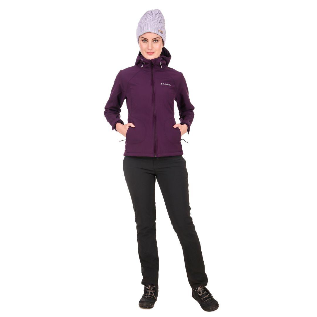 Columbia Women Purple Omni-Wind Phurtec II Softshell Jacket