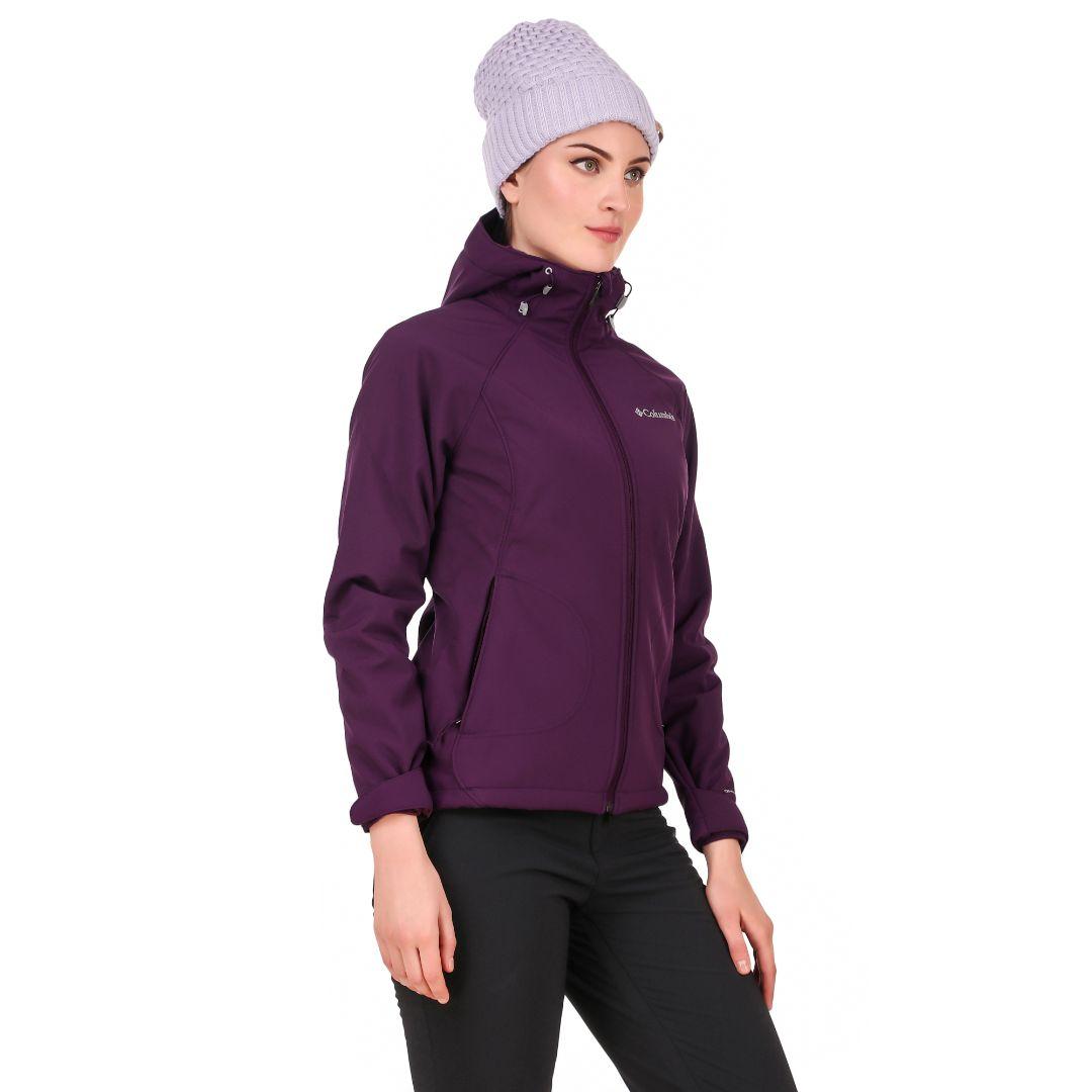 Columbia Women Purple Omni-Wind Phurtec II Softshell Jacket