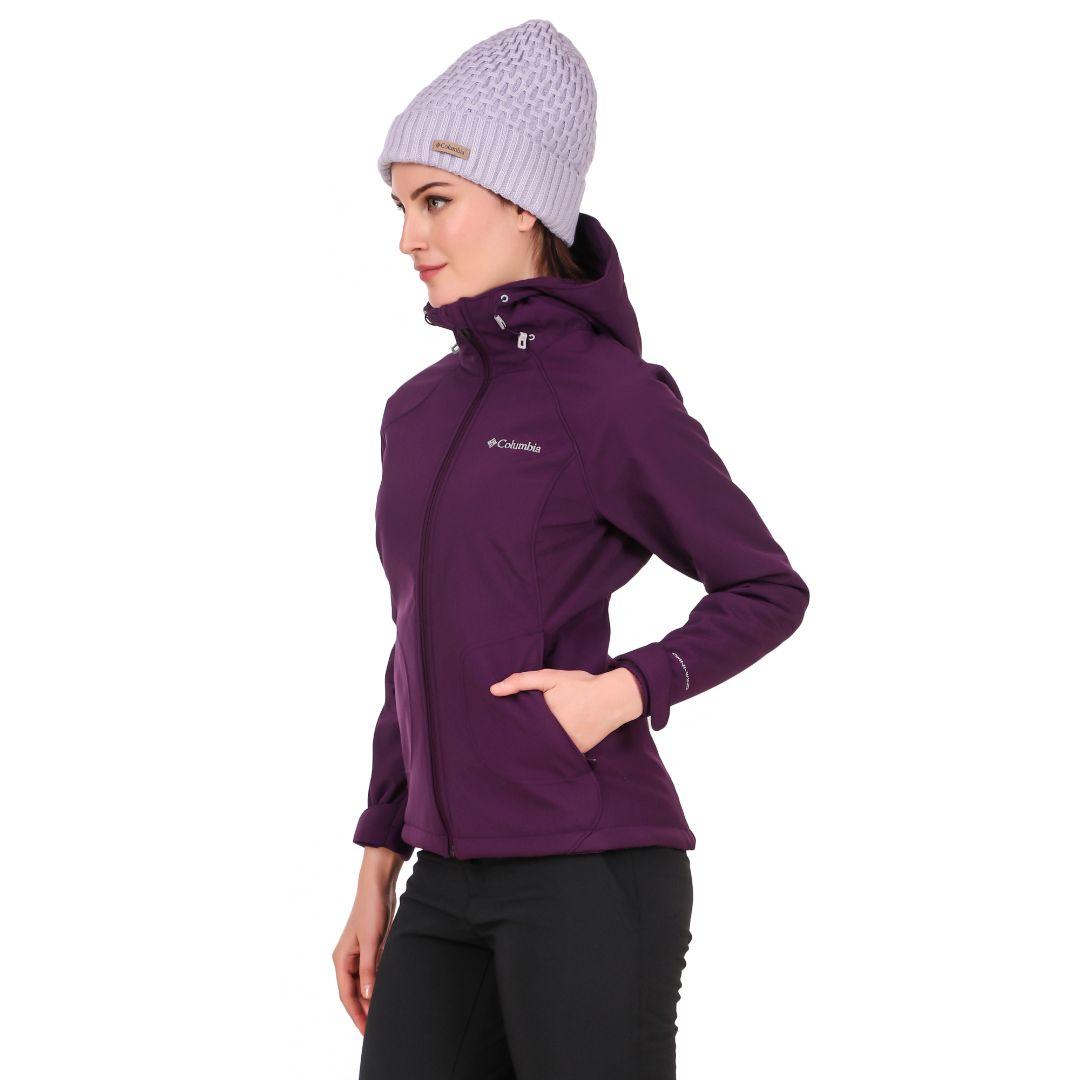 Columbia Women Purple Omni-Wind Phurtec II Softshell Jacket