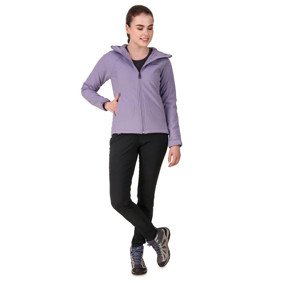 Columbia Women Purple Omni-Wind Phurtec II Softshell Jacket