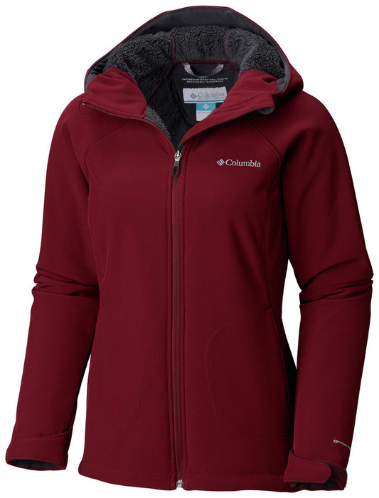 Columbia Women Red Omni-Wind Phurtec II Softshell Jacket