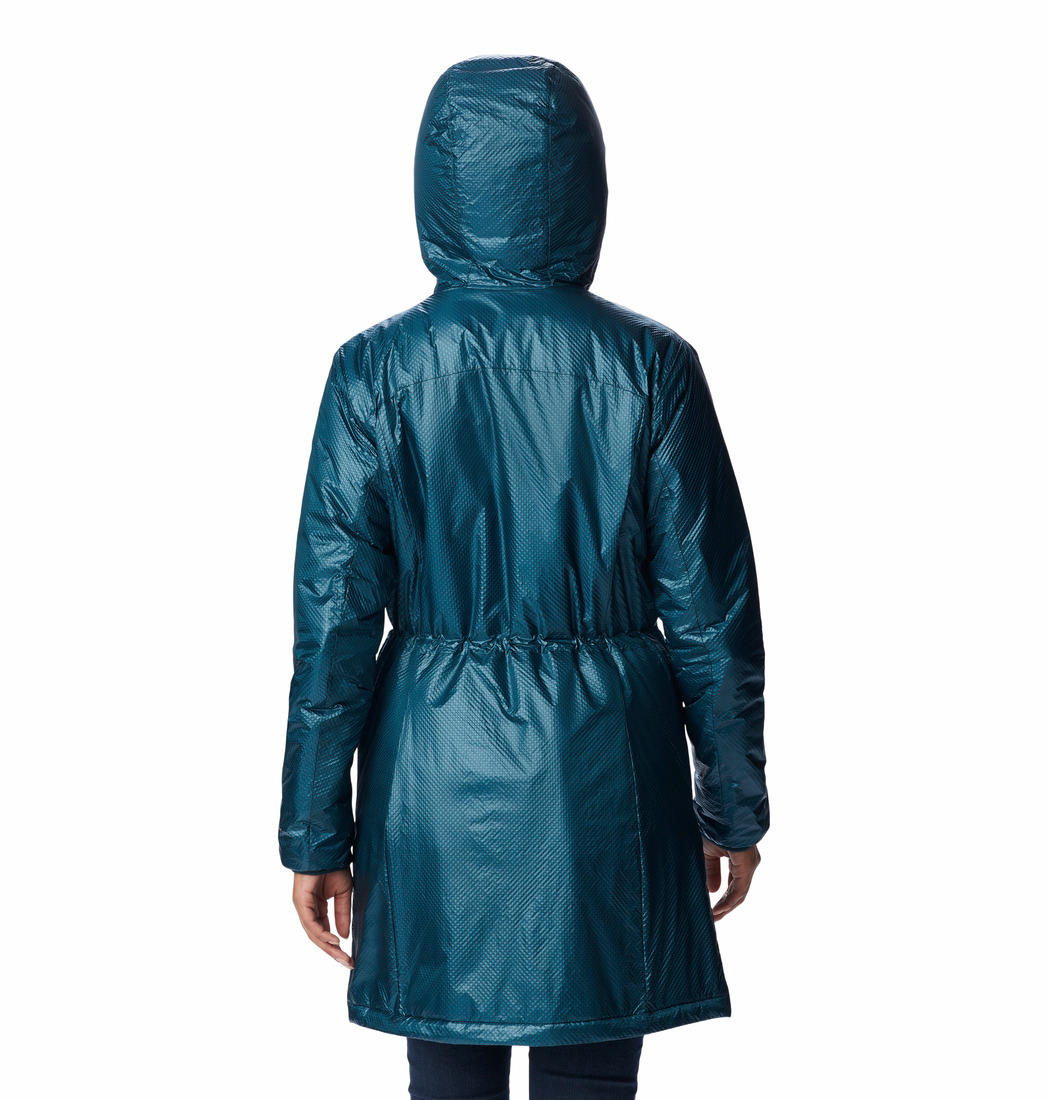 Columbia Women Navy Blue Arch Rock Double Wall Elite Mid Jacket