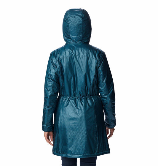 Columbia Women Navy Blue Arch Rock Double Wall Elite Mid Jacket