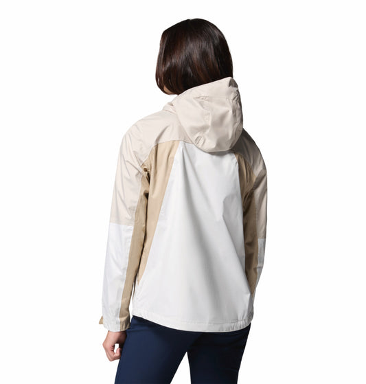 Columbia Women Off-White Omni-Tech Waterproof Inner Limits IV Rain Jacket