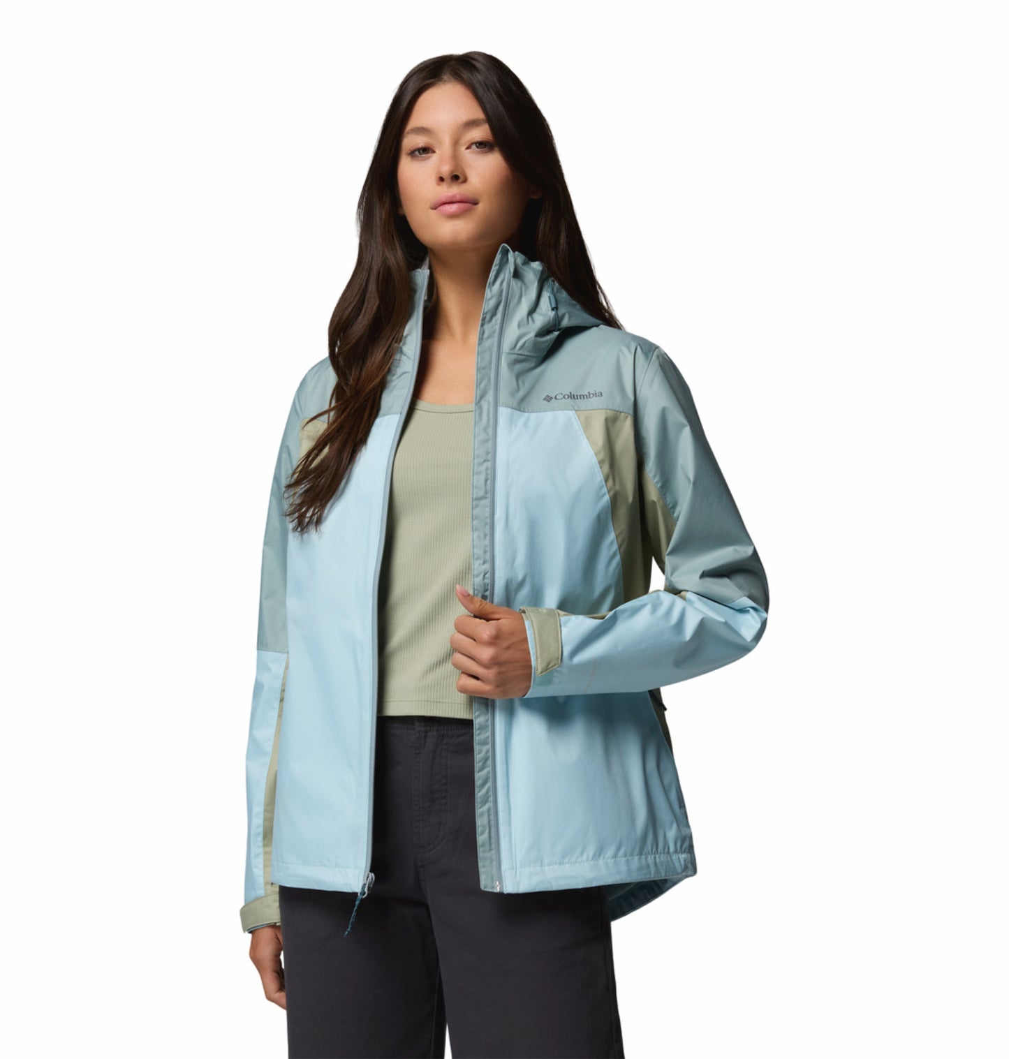 Columbia Women Blue Omni-Tech Inner Limits IV Rain Jacket