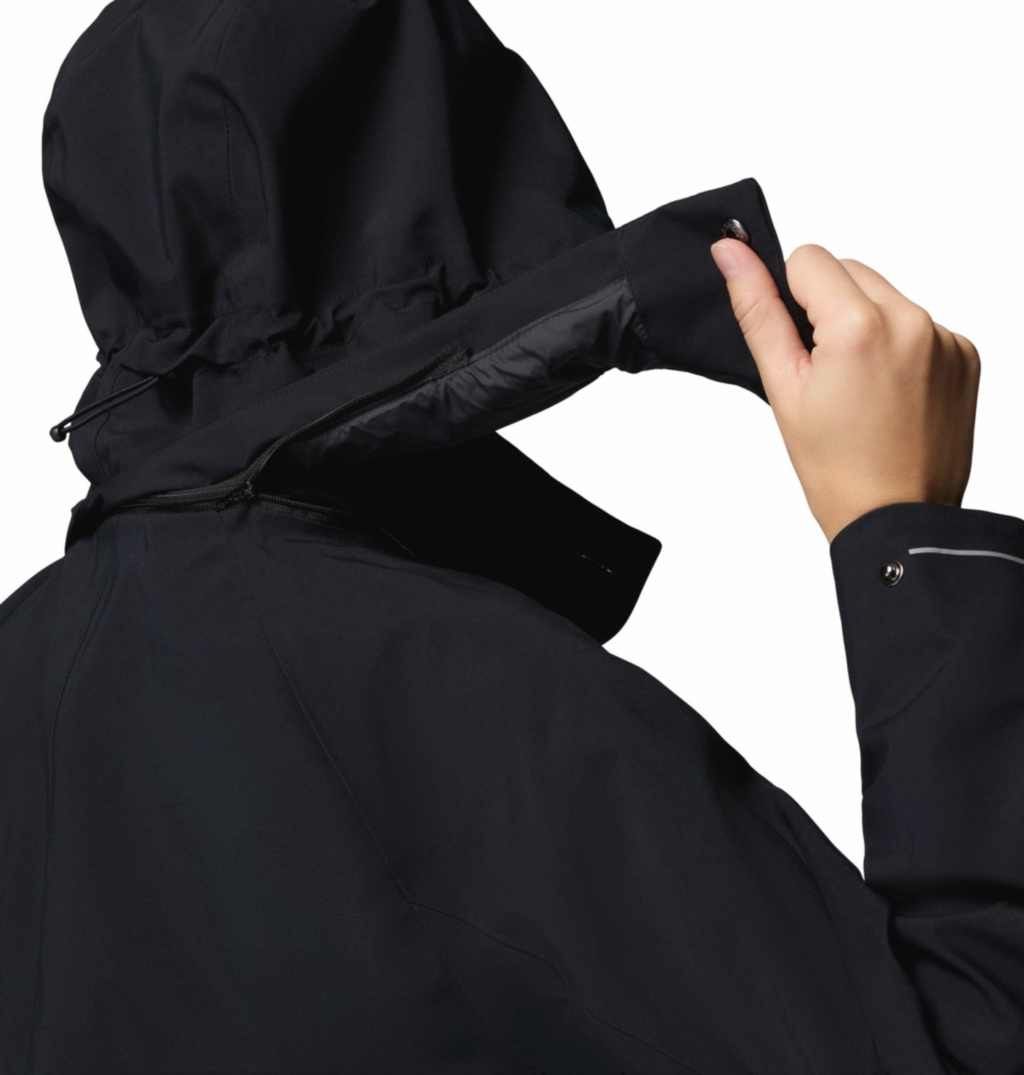 Columbia Women's Black Omni-Tech AmazeTrench Waterproof Rain Jacket