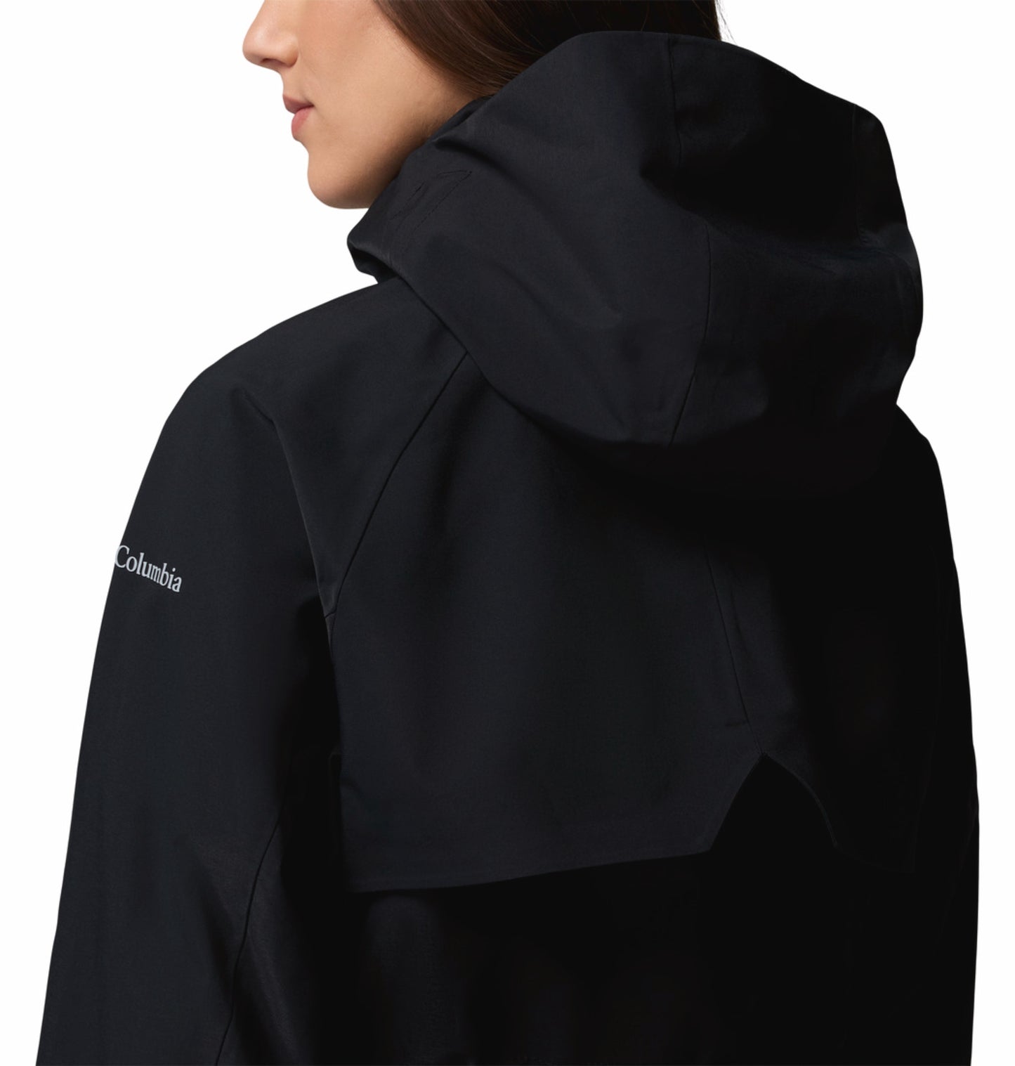 Columbia Women's Black Omni-Tech AmazeTrench Waterproof Rain Jacket