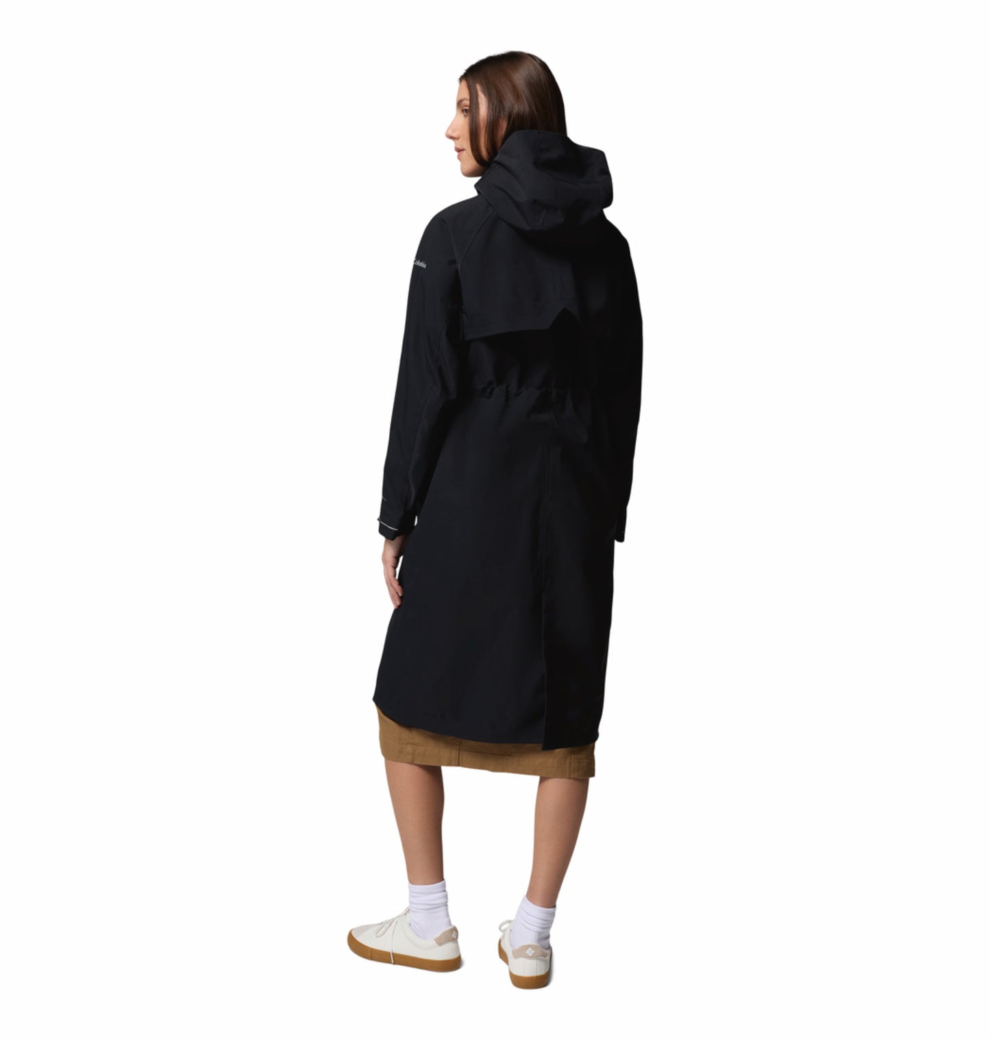 Columbia Women's Black Omni-Tech AmazeTrench Waterproof Rain Jacket