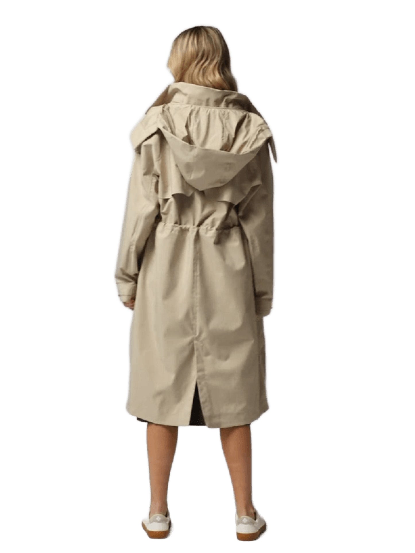 Columbia Women Beige Omni-Tech AmazeTrench Rain Jacket