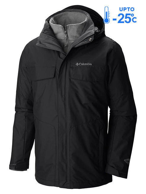 Columbia Men Black Bugaboo Interchange Jacket