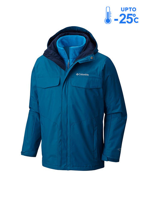 Columbia Men Blue Bugaboo Interchange Jacket