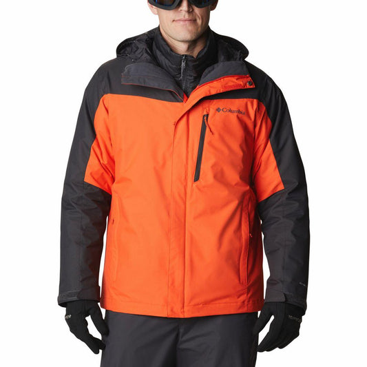 Columbia Men Orange Whirlibird IV Interchange Jacket