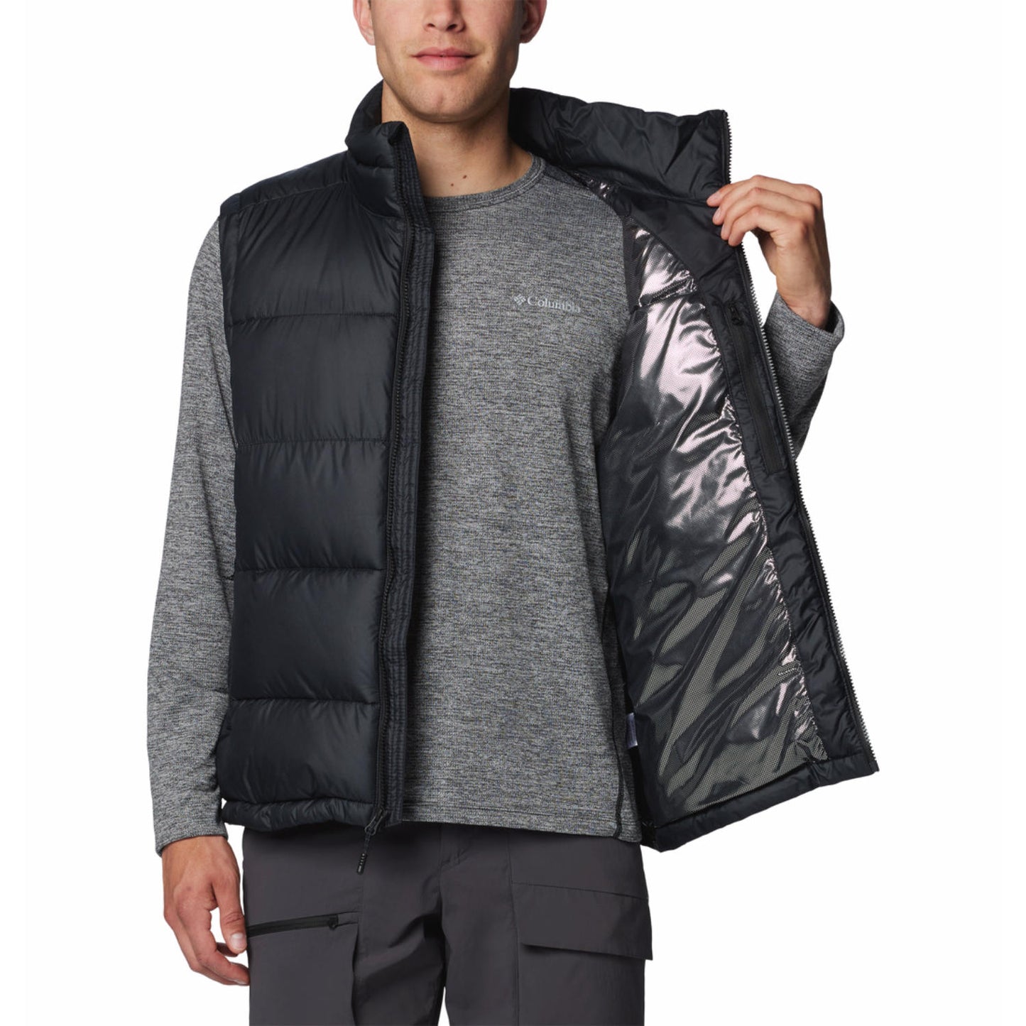Columbia Mens Black Pike Lake II Vest