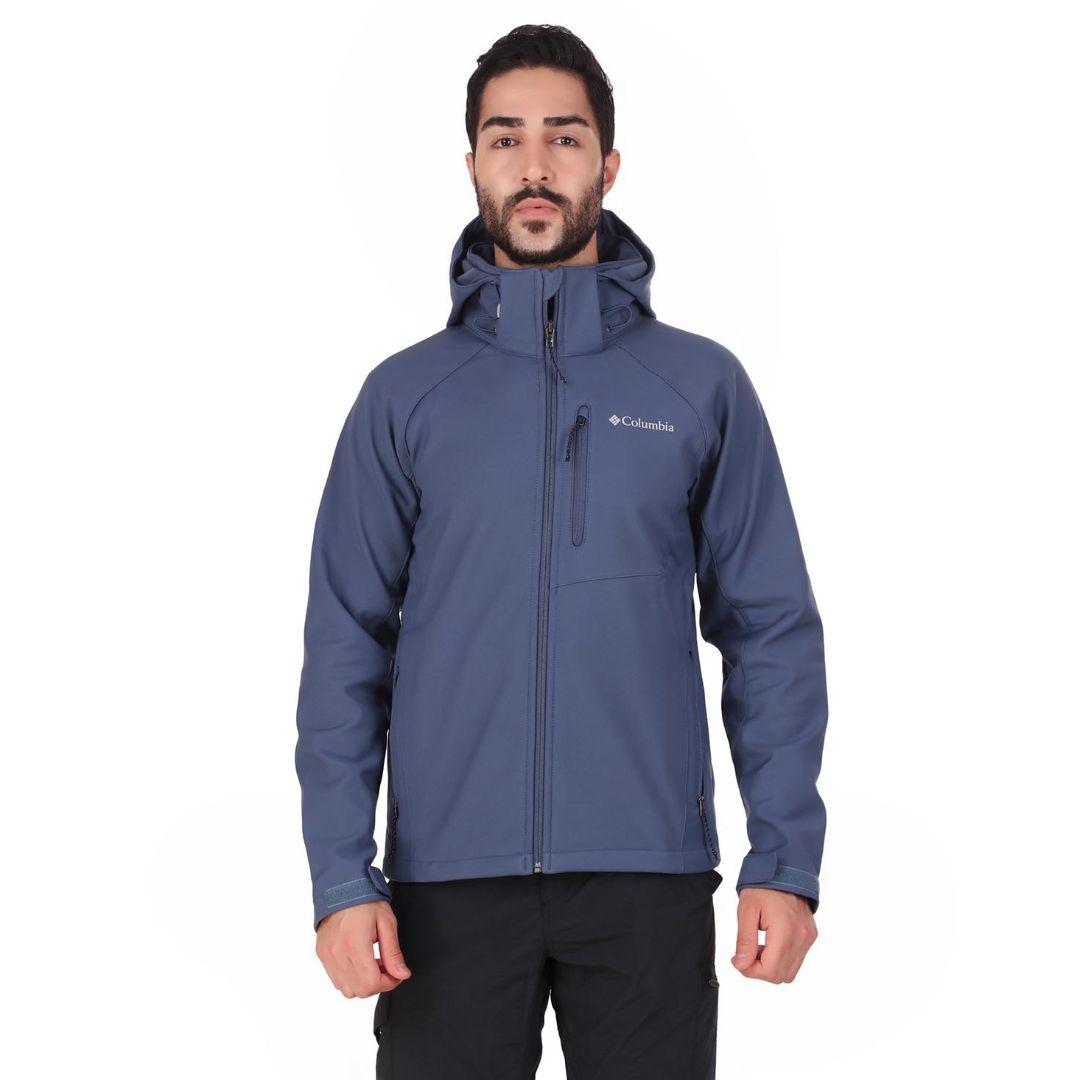 Columbia Men Blue Cascade Ridge II Softshell Jacket