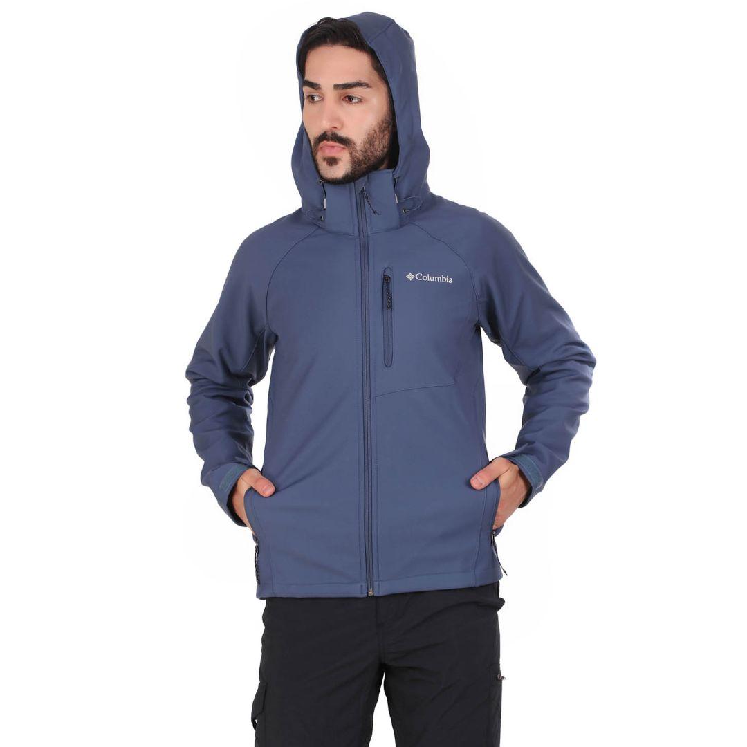 Columbia Men Blue Cascade Ridge II Softshell Jacket