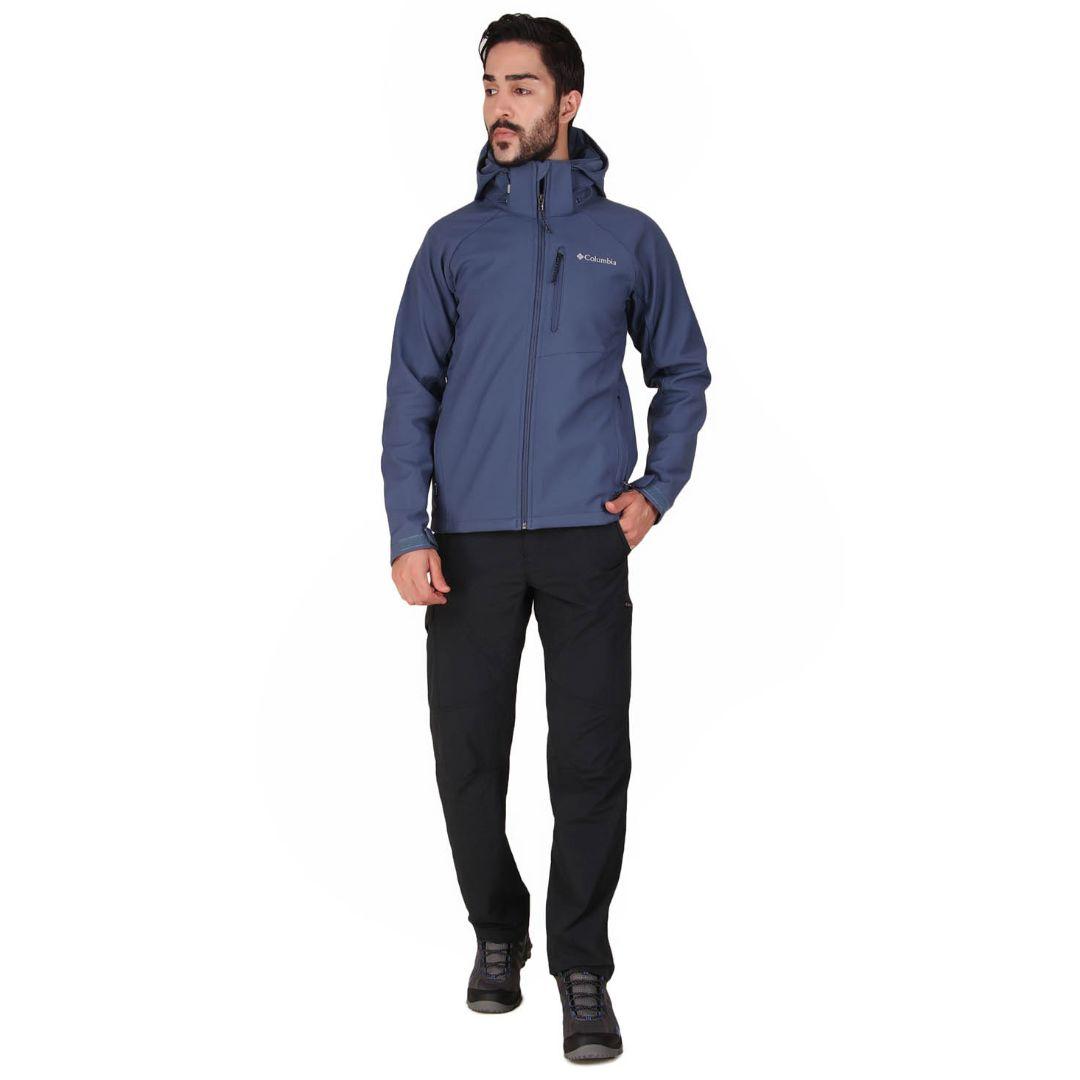 Columbia Men Blue Cascade Ridge II Softshell Jacket