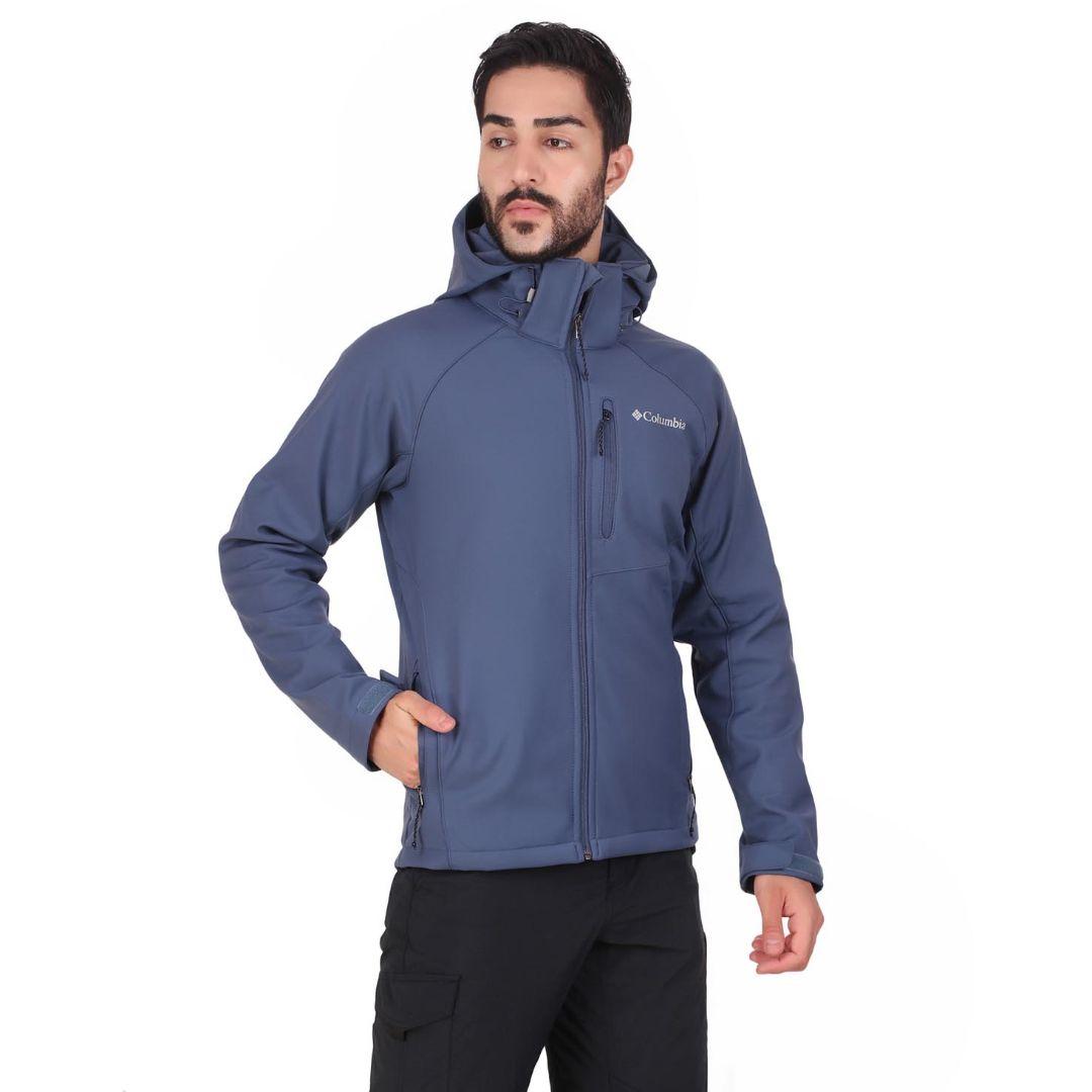 Columbia Men Blue Cascade Ridge II Softshell Jacket