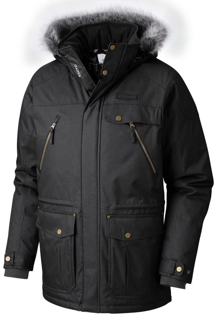 Columbia Men Black Barlow Pass 550 TurboDown Jacket