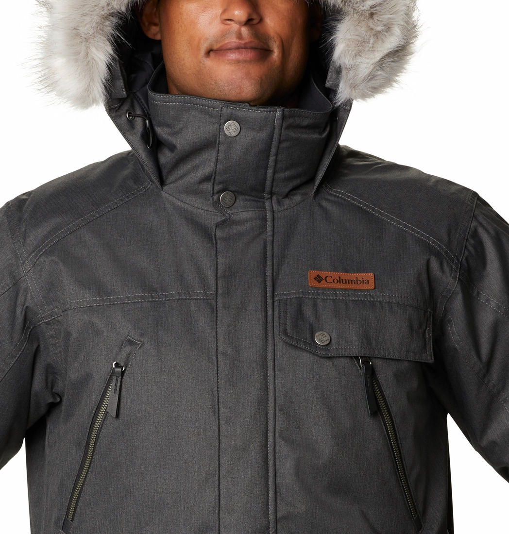 Columbia Men Black Barlow Pass 550 TurboDown Jacket