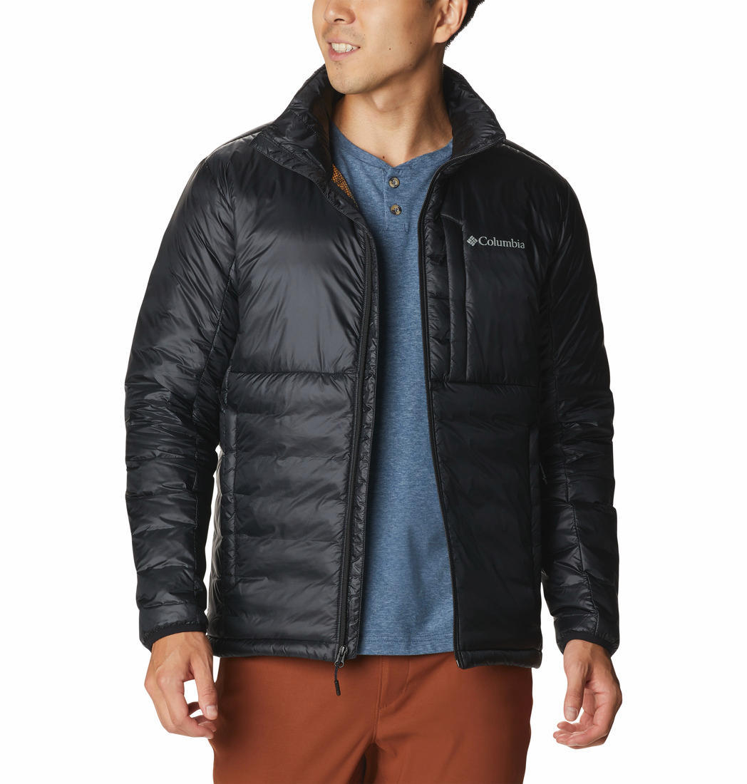 Columbia Men Black Infinity Summit Double Wall Down Jacket