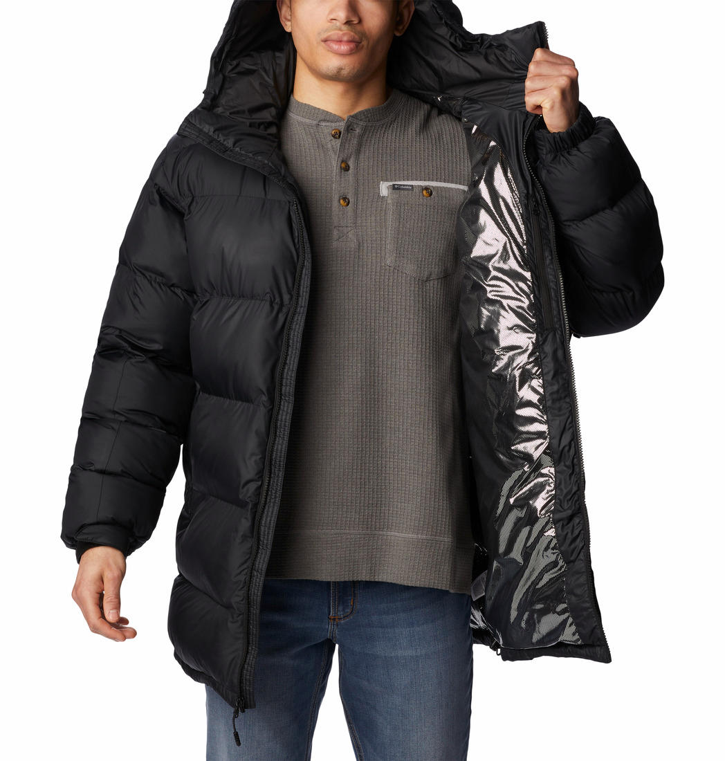 Columbia Men Black Pike Lake Parka Jacket