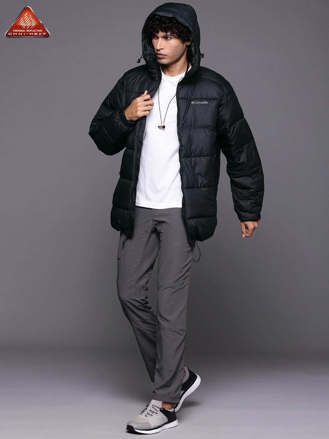 Columbia Men Black Pike Lake Parka Jacket