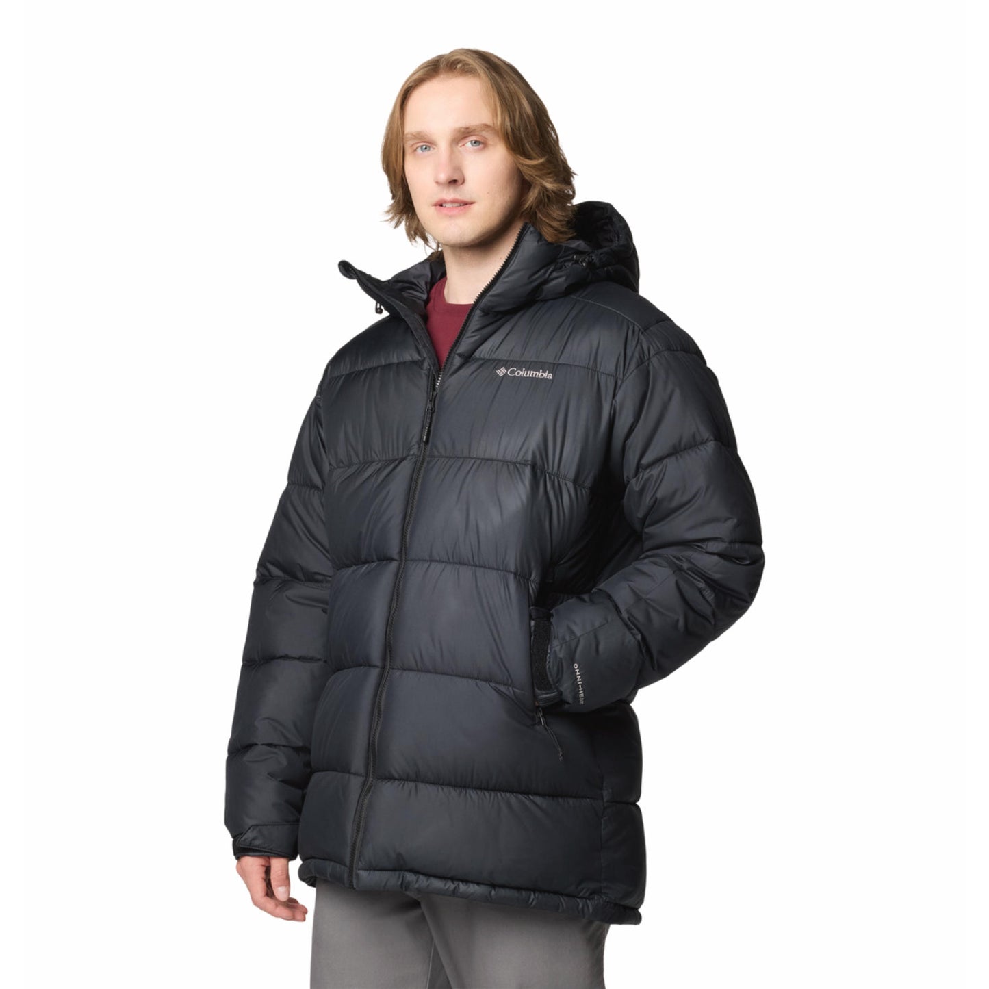 Columbia Men Black Omni-Heat Reflective Pike Lake Parka Parka Jacket
