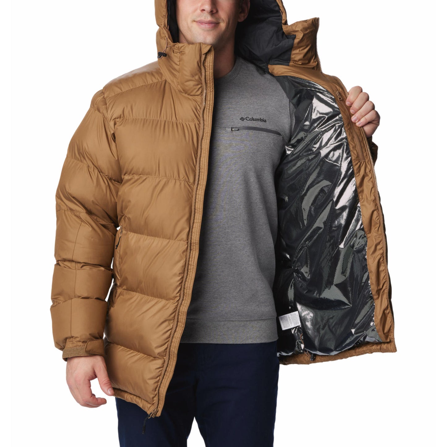 Columbia Mens Brown Pike Lake Parka