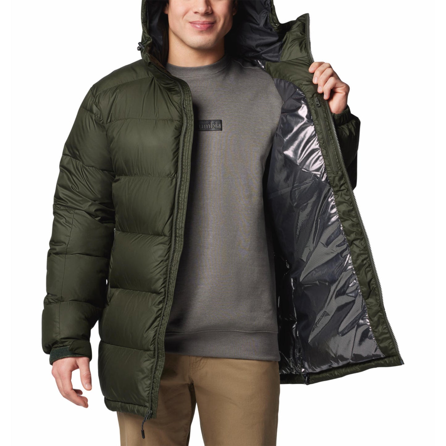 Columbia Mens Green Pike Lake Parka