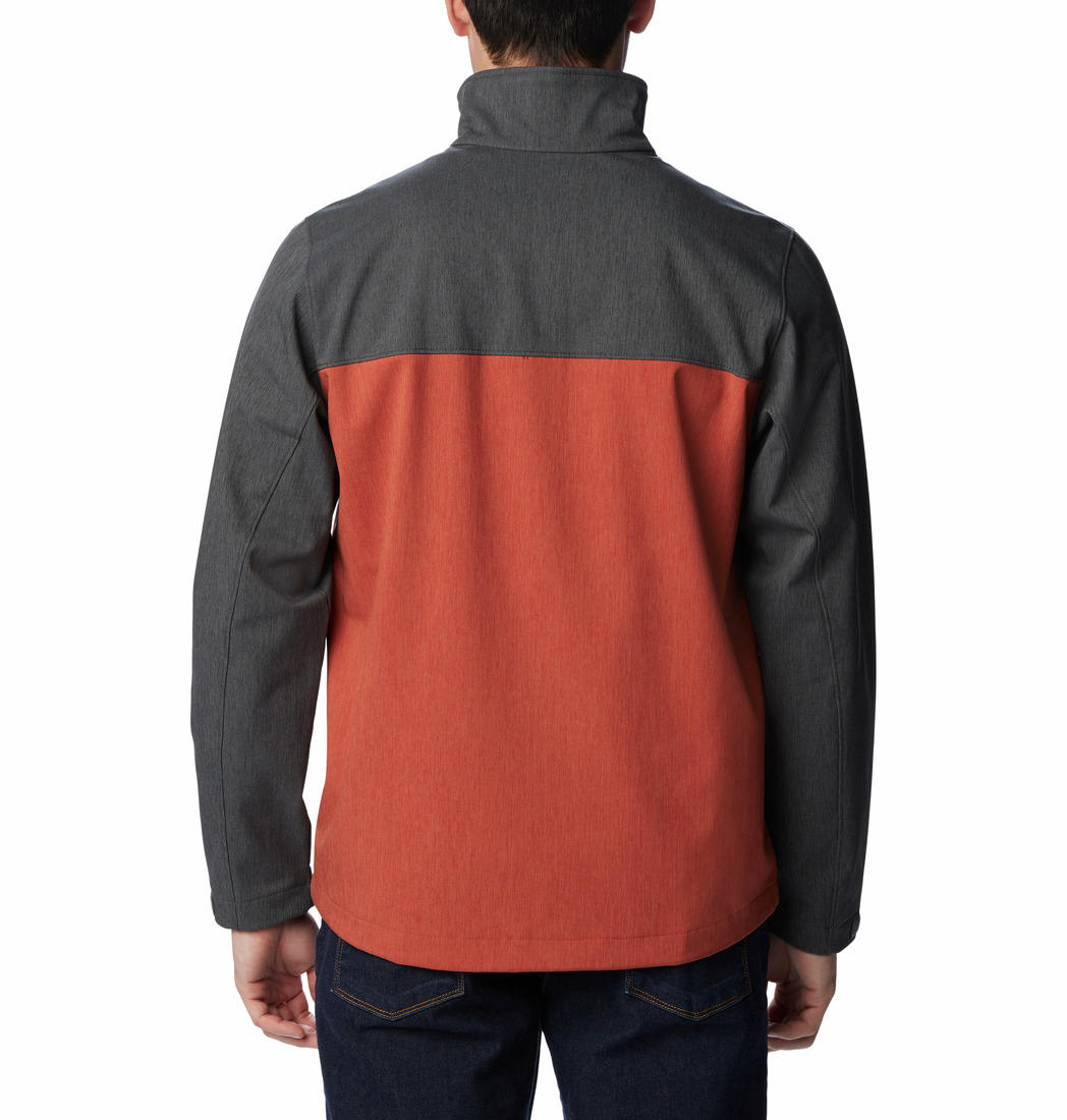 Columbia Men Orange Cruiser Valley Softshell Jacket