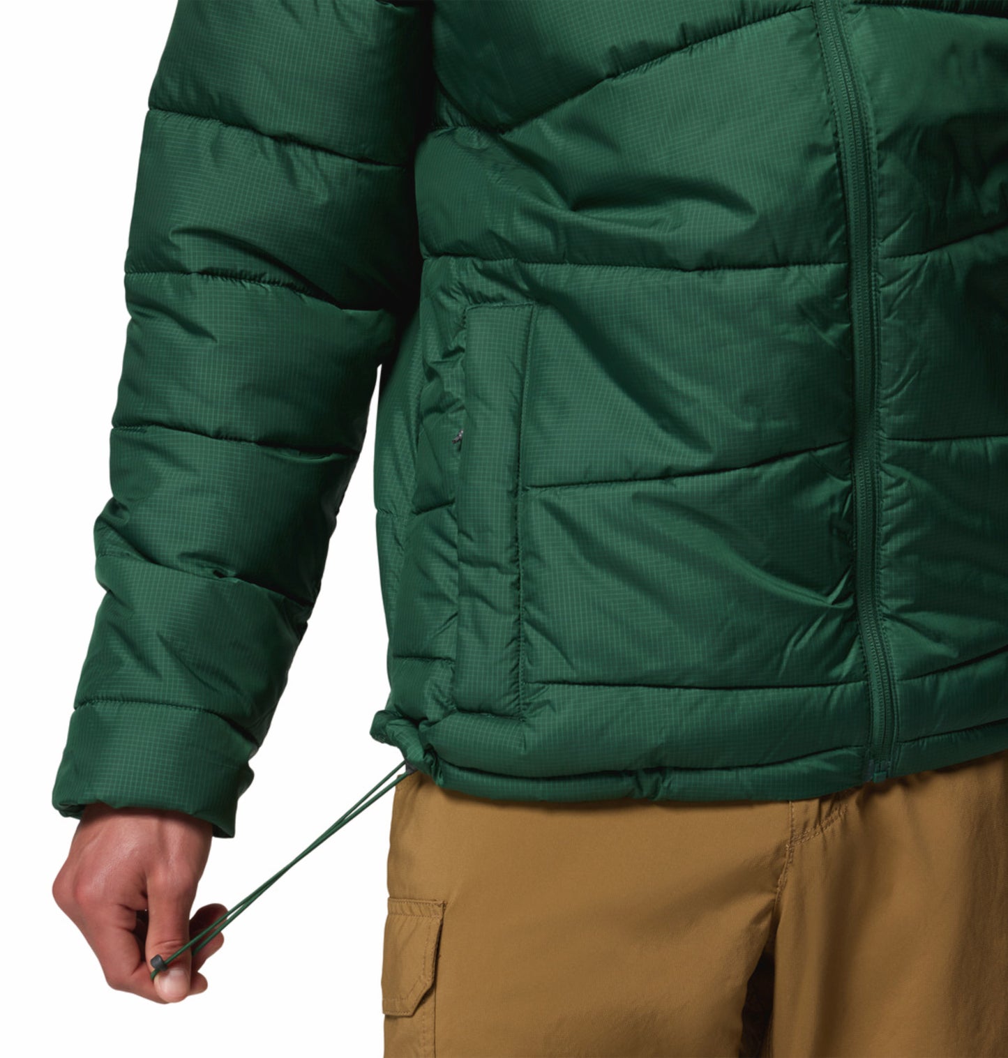 Columbia Men Green OmniHeat Reflective Fivemile Butte II Down Jacket