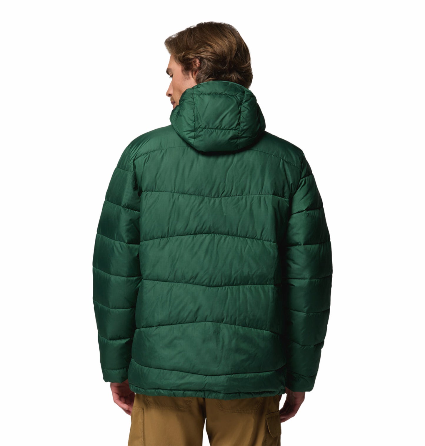 Columbia Men Green OmniHeat Reflective Fivemile Butte II Down Jacket