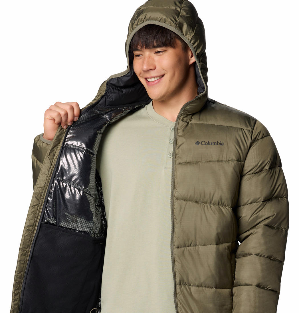Columbia Mens Green Fivemile Butte II Hooded Jacket