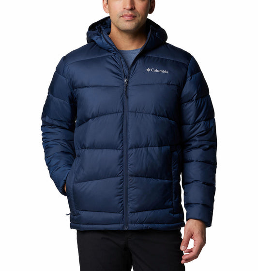 Columbia Mens Blue Fivemile Butte II Hooded Jacket