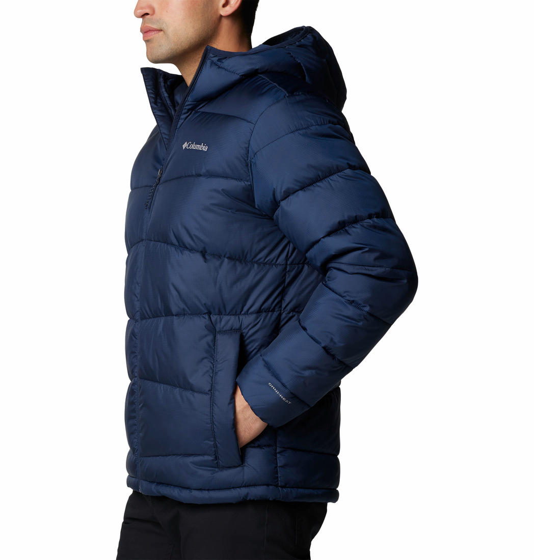 Columbia Mens Blue Fivemile Butte II Hooded Jacket