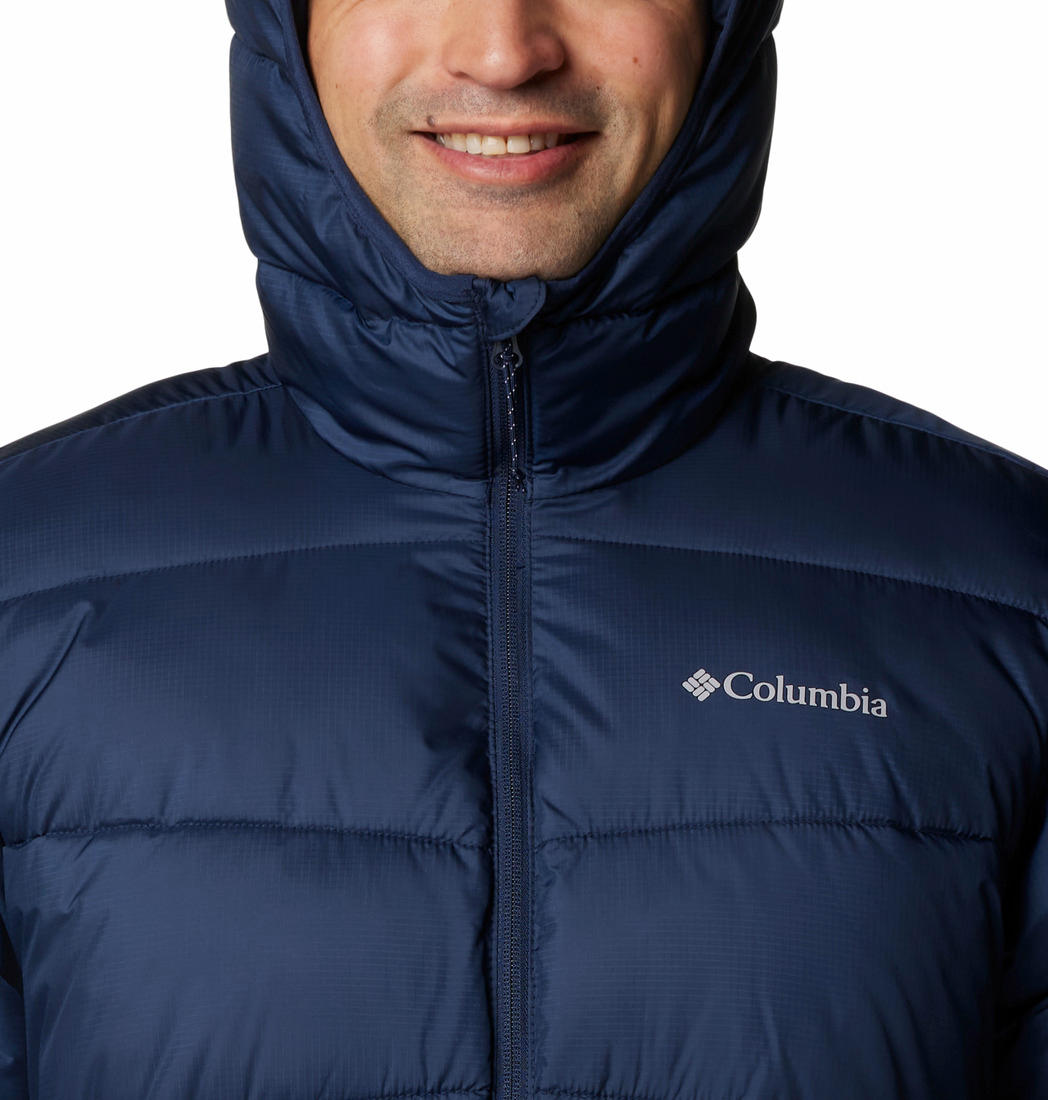 Columbia Mens Blue Fivemile Butte II Hooded Jacket