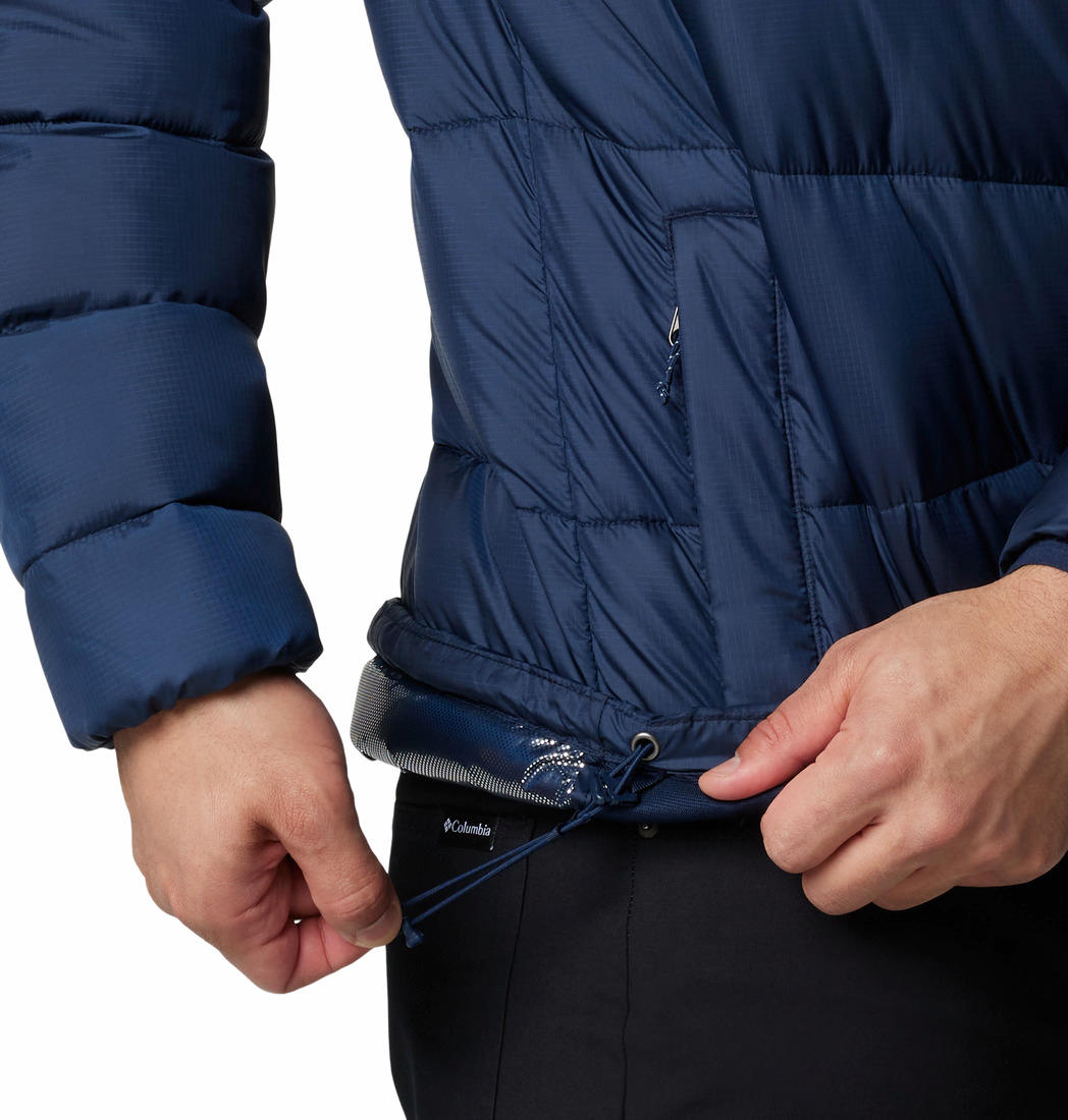 Columbia Mens Blue Fivemile Butte II Hooded Jacket