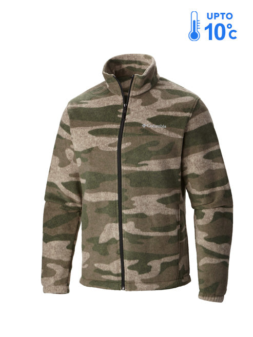 Columbia Men Green Steens Mountain Printed Jacket