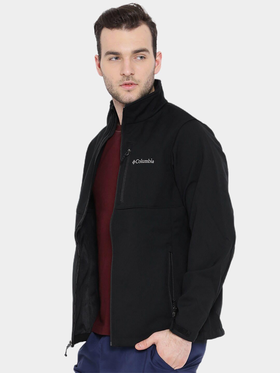 Columbia Men Black Ascender Softshell Jacket