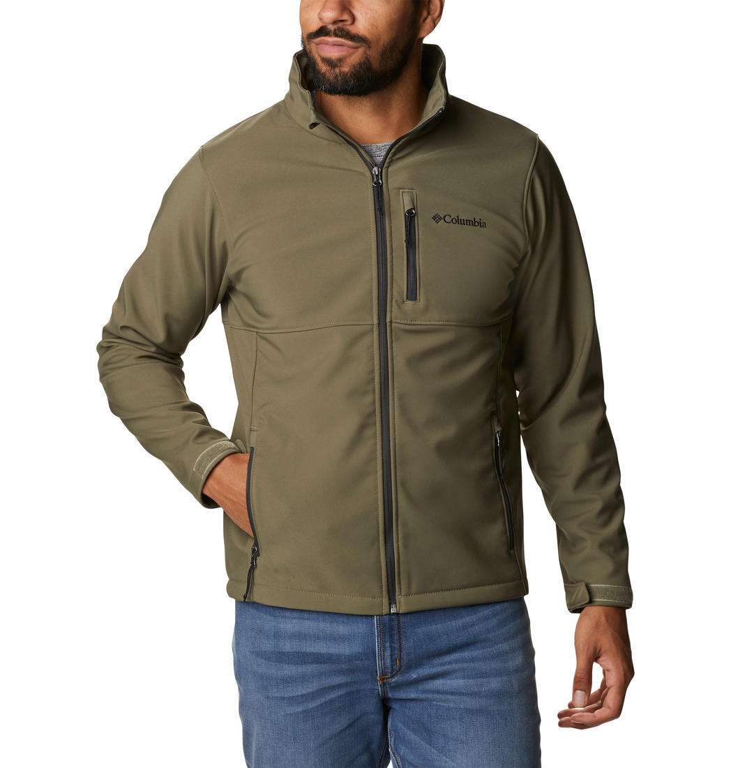 Columbia Men Green Ascender Soft Shell Jacket