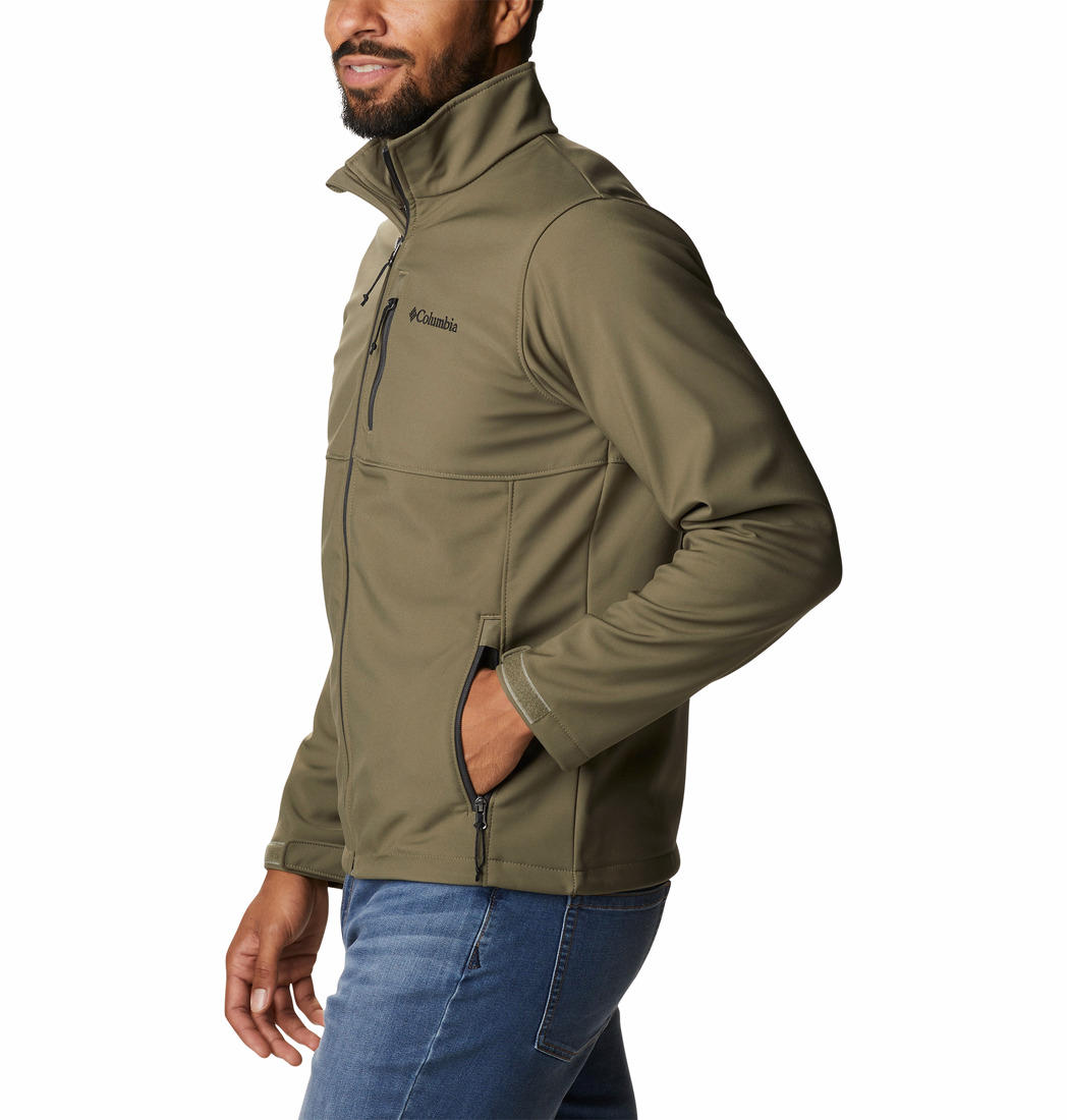 Columbia Men Green Ascender Soft Shell Jacket