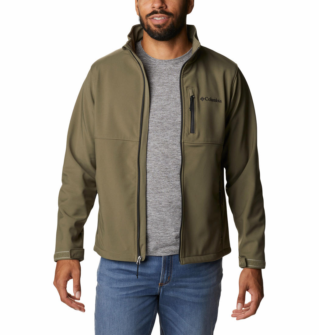 Columbia Men Green Ascender Soft Shell Jacket