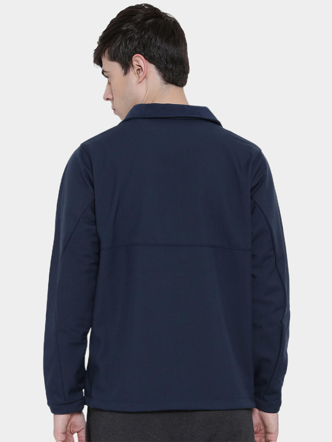 Columbia Men Navy Blue Omni-Shield Ascender Softshell Jacket