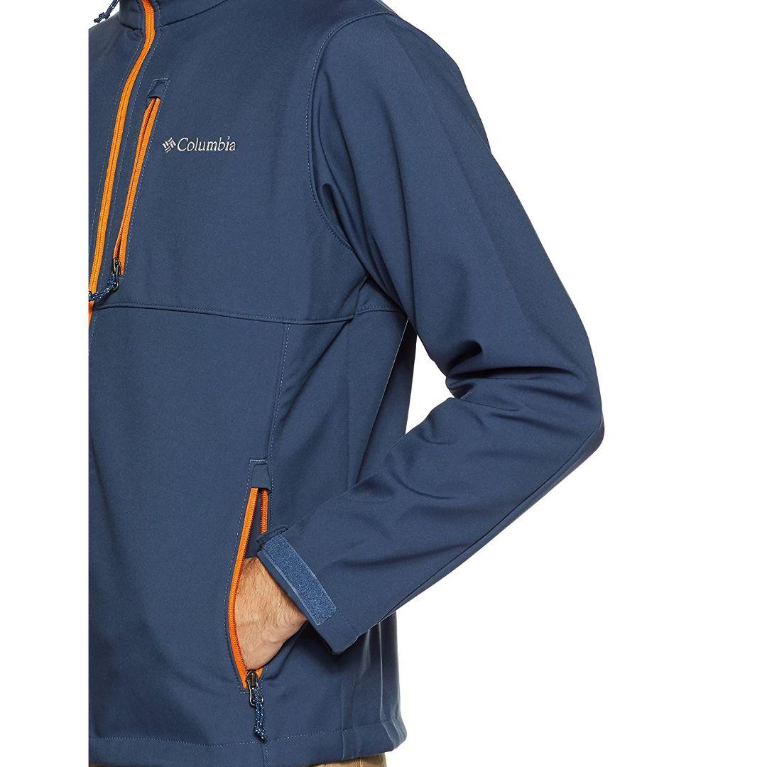 Columbia Men Blue Ascender Soft Shell Jacket